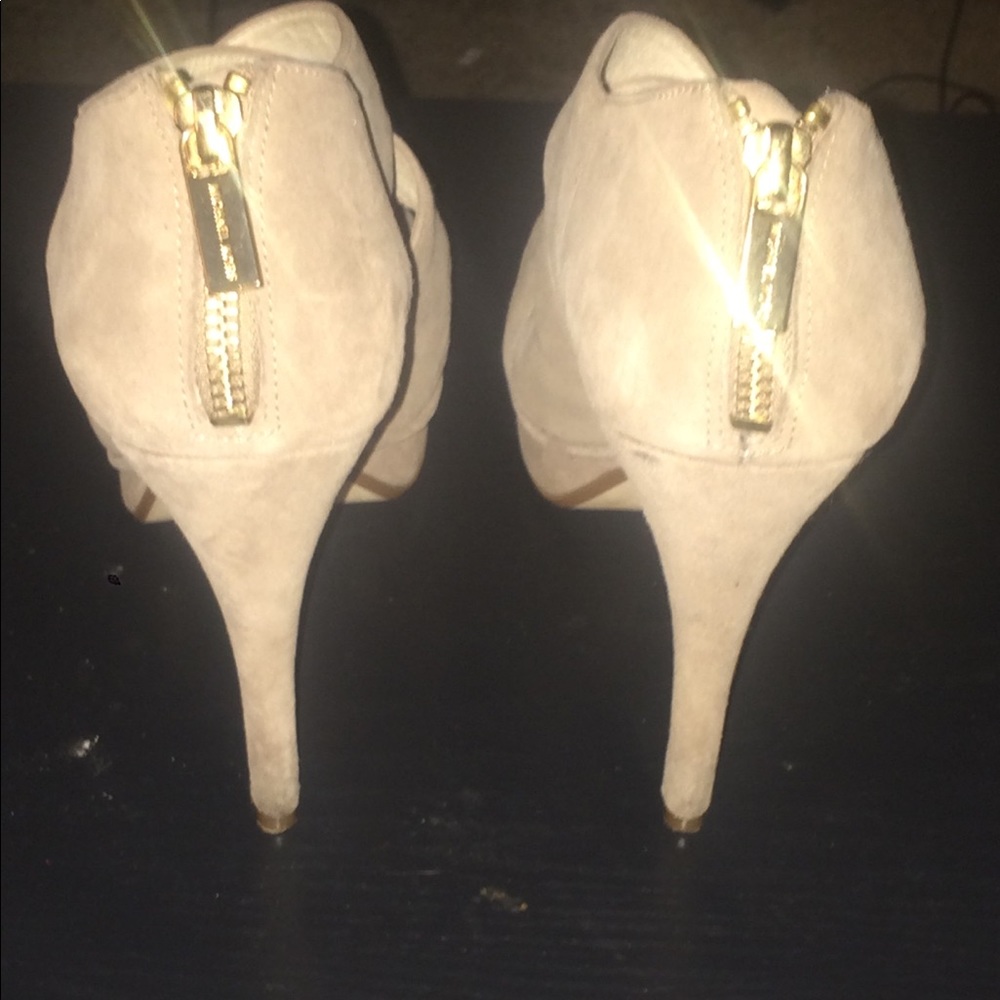 Michael Kors nude platform heels